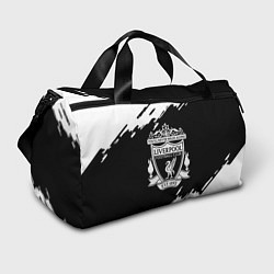 Спортивная сумка Liverpool белые краски штрихи