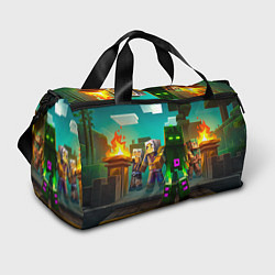 Спортивная сумка Майнкрафт - исследование территории