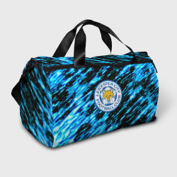 Сумки спортивные Лестер Сити штрихи во льду, цвет: 3D-принт