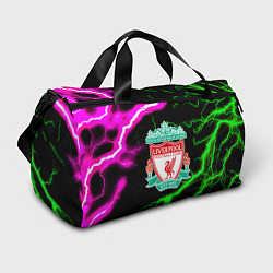 Сумки спортивные Liverpool неоновые молнии, цвет: 3D-принт