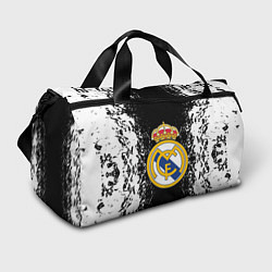 Сумки спортивные Реал Мадрид текстура краски, цвет: 3D-принт