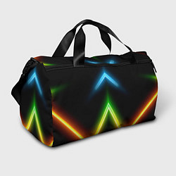 Сумки спортивные Neon multicolored lines, цвет: 3D-принт
