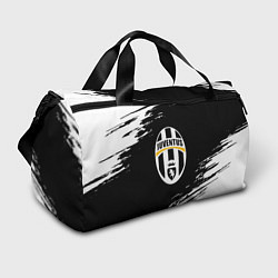 Сумки спортивные Juventus краски штрихи текстура, цвет: 3D-принт