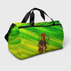 Сумки спортивные Петух гитарист, цвет: 3D-принт