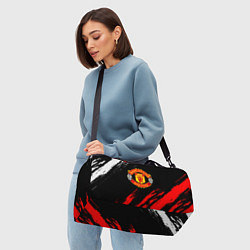 Сумки спортивные Манчестер Юнайтед x Ювентус краски, цвет: 3D-принт — фото 2