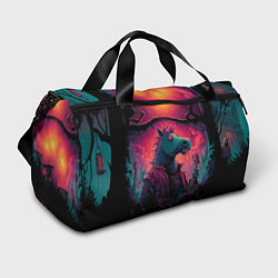 Спортивная сумка Лошадь рок стиль