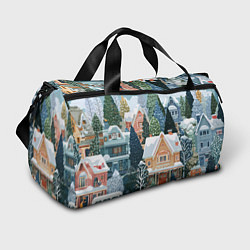 Спортивная сумка Новогодний елочный двор