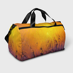 Спортивная сумка Узоры золотистого инея