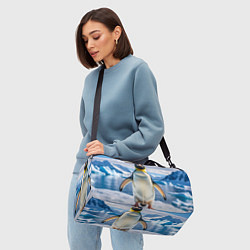 Сумки спортивные Императорский пингвин, цвет: 3D-принт — фото 2