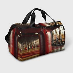 Спортивная сумка Боксёрский мешок в спортзале