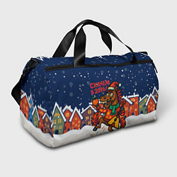 Спортивная сумка Скачем в 2026 - лошадь с балалайкой