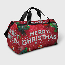 Сумки спортивные Счастливого Рождества, цвет: 3D-принт