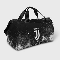 Спортивная сумка Ювентус всплеск белых красок