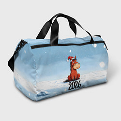 Спортивная сумка Сердитая лошадка 2026