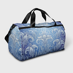 Спортивная сумка Ледяной цветочный орнамент