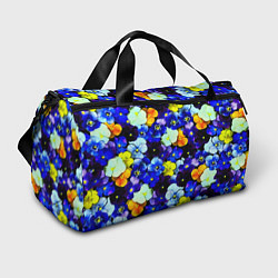 Спортивная сумка Синие цветы