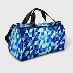 Спортивная сумка Синяя геометрия