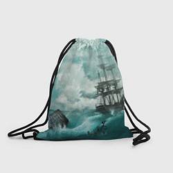 Рюкзак-мешок Море, цвет: 3D-принт
