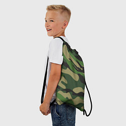 Рюкзак-мешок Камуфляж: хаки/зеленый, цвет: 3D-принт — фото 2