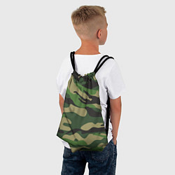 Рюкзак-мешок Камуфляж: хаки/зеленый, цвет: 3D-принт — фото 2