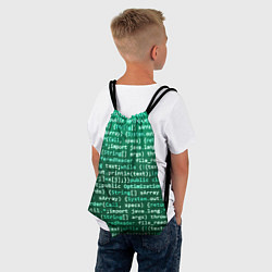 Рюкзак-мешок Программирование 8, цвет: 3D-принт — фото 2