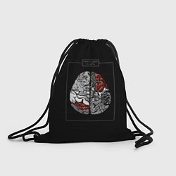 Рюкзак-мешок Twenty one pilots: brain, цвет: 3D-принт