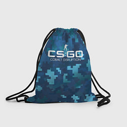 Рюкзак-мешок Cs:go - Cobalt Disruption Ржавый кобальт, цвет: 3D-принт