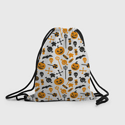 Рюкзак-мешок Узор Halloween, цвет: 3D-принт