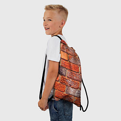 Рюкзак-мешок Кирпичи, цвет: 3D-принт — фото 2