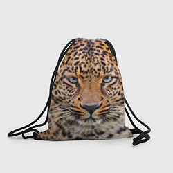 Рюкзак-мешок Грустный леопард, цвет: 3D-принт