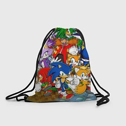 Рюкзак-мешок Sonic Stories, цвет: 3D-принт