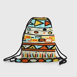 Рюкзак-мешок Узор Африки, цвет: 3D-принт