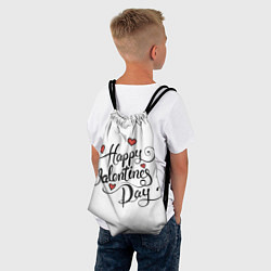 Рюкзак-мешок Happy Valentines Day, цвет: 3D-принт — фото 2