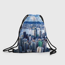 Рюкзак-мешок Гонконг - Китай, цвет: 3D-принт