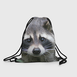 Рюкзак-мешок Озадаченный енот, цвет: 3D-принт