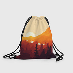 Рюкзак-мешок Восход, цвет: 3D-принт