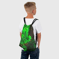 Рюкзак-мешок Зелёная ель, цвет: 3D-принт — фото 2
