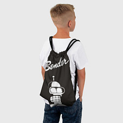 Рюкзак-мешок Bender Retro, цвет: 3D-принт — фото 2