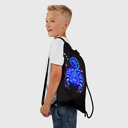 Рюкзак-мешок Космический Скорпион, цвет: 3D-принт — фото 2