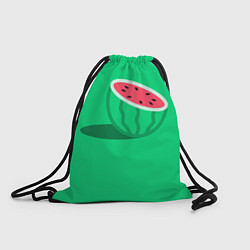 Рюкзак-мешок Арбуз, цвет: 3D-принт