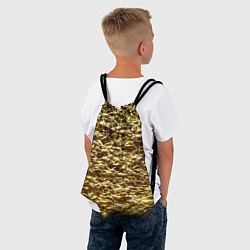 Рюкзак-мешок Золотой, цвет: 3D-принт — фото 2