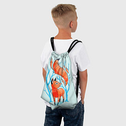 Рюкзак-мешок Маленький лисенок, цвет: 3D-принт — фото 2
