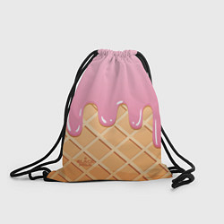 Рюкзак-мешок Мороженое Black Milk, цвет: 3D-принт