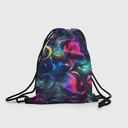 Рюкзак-мешок Неоновая вода, цвет: 3D-принт