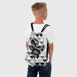 Рюкзак-мешок Snake Geometric, цвет: 3D-принт — фото 2