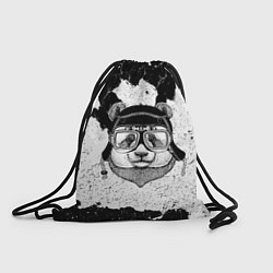 Рюкзак-мешок Панда авиатор, цвет: 3D-принт