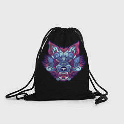 Рюкзак-мешок Дуx волка, цвет: 3D-принт