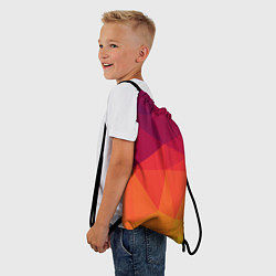 Рюкзак-мешок Background geometric, цвет: 3D-принт — фото 2
