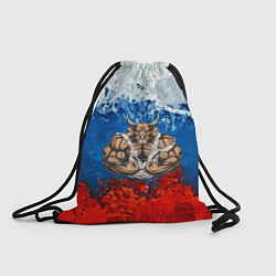 Рюкзак-мешок Бык триколор, цвет: 3D-принт