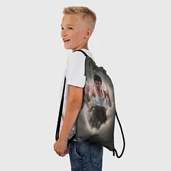Рюкзак-мешок Брюс Ли, цвет: 3D-принт — фото 2